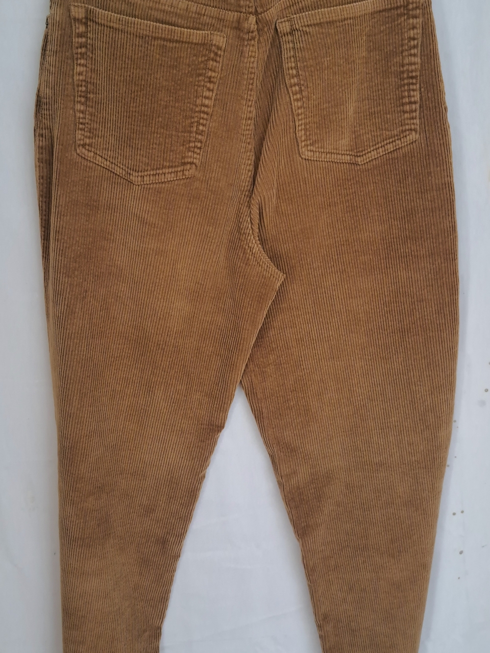 Lauren Ralph Lauren Corduroy Pants Tan Camel High Rise Stretch Tapered Size 4 - Picture 4 of 8
